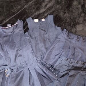 (4) navy uniform girls items size 6x